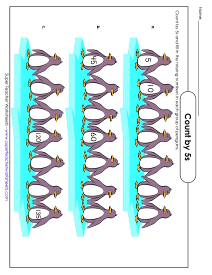Penguins - Count by 5s Penguins - Count by 5s