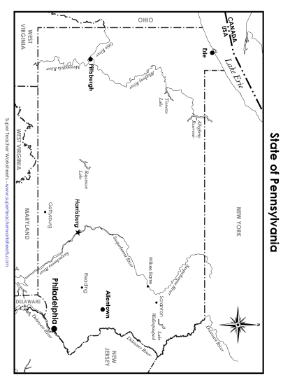 Pennsylvania - Pennsylvania Map (Labeled) Pennsylvania - Pennsylvania Map (Labeled)