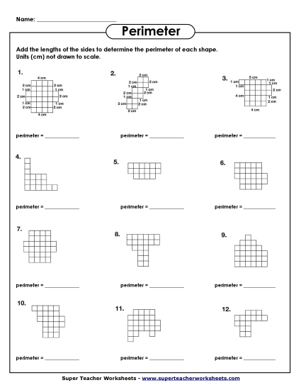 Intermediate - Perimeter Squares