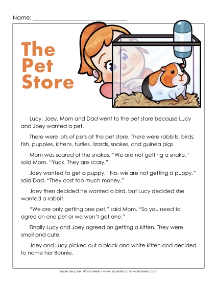 Fiction - Pet Store Fiction - Pet Store