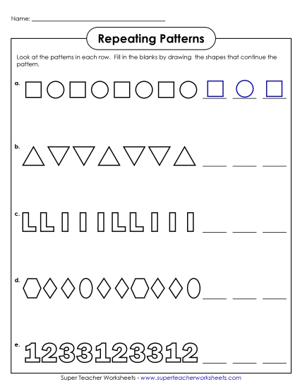 Basic (K-2) - Picture Patterns (Basic) Basic (K-2) - Picture Patterns (Basic)