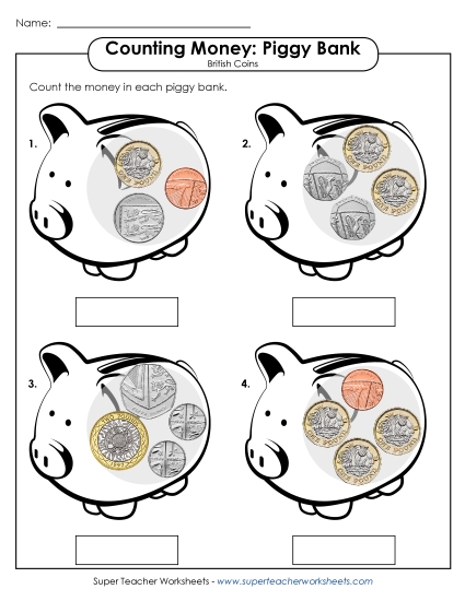 Modern Coins - Piggy Banks (British) Modern Coins - Piggy Banks (British)