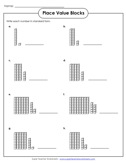 Place Value - Place Value Blocks (2-Digit) Place Value - Place Value Blocks (2-Digit)