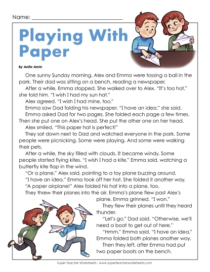 Fiction - Playing With Paper Fiction - Playing With Paper