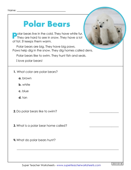 Short Passages - Polar Bears (Short Article)