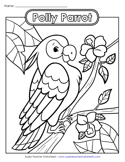 Advanced Pictures (For Older Students) - Polly Parrot