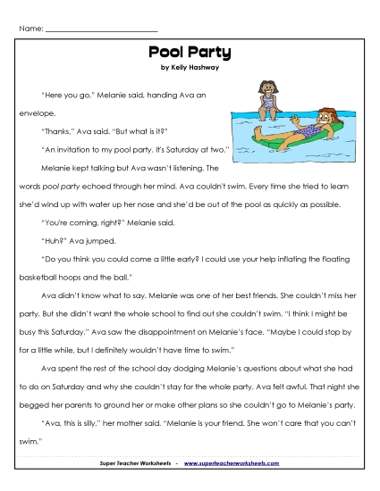 Fiction Stories - Pool Party (Fiction) Fiction Stories - Pool Party (Fiction)