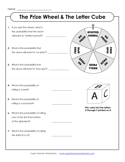 Prize Wheel Probability Prize Wheel Probability
