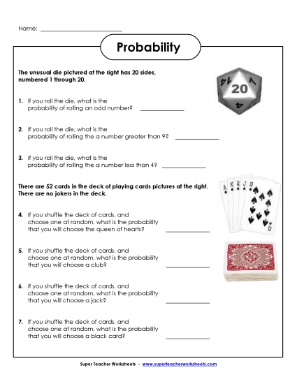 Probability Cards (Intermediate) Probability Cards (Intermediate)