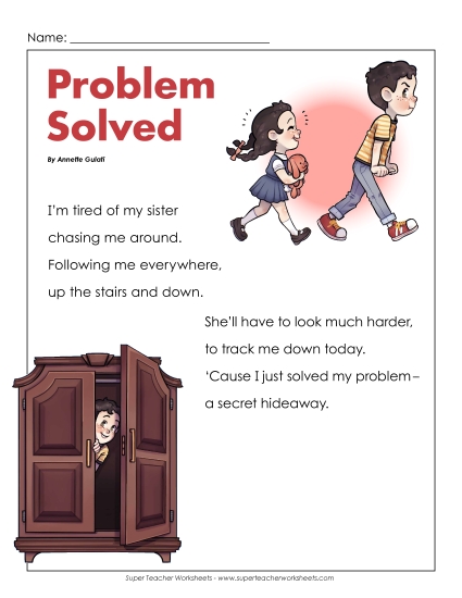 Poems - Problem Solved (Poem) Poems - Problem Solved (Poem)