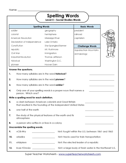 Worksheets and Activities - Question Worksheet Worksheets and Activities - Question Worksheet