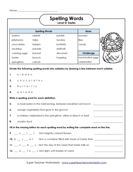Worksheets - Question Worksheet (D-Easter) Worksheets - Question Worksheet (D-Easter)