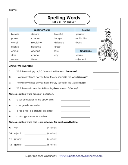 Printable Worksheets - Question Worksheet (E-6) Printable Worksheets - Question Worksheet (E-6)
