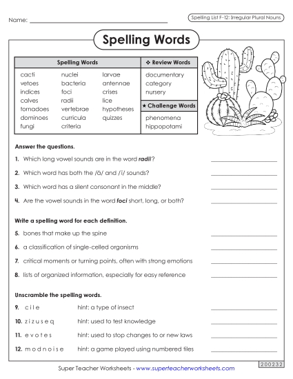 Worksheets and Puzzles - Question Worksheet (F-12) Worksheets and Puzzles - Question Worksheet (F-12)