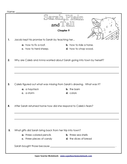 Chapter 9 - Questions for Chapter 9