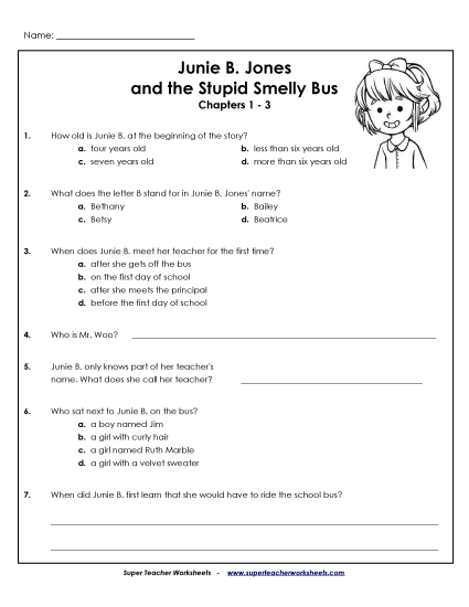 Chapters 1 - 3 - Questions for Chapters 1-3
