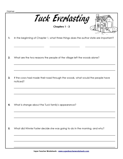 Chapters 1 through 3 - Questions for Chapters 1-3