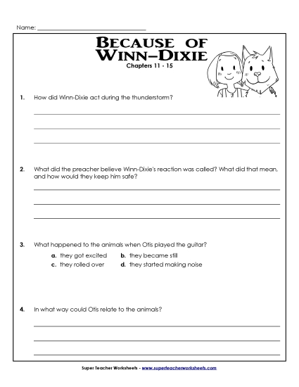 Chapters 11-15 - Questions for Chapters 11-15 Chapters 11-15 - Questions for Chapters 11-15