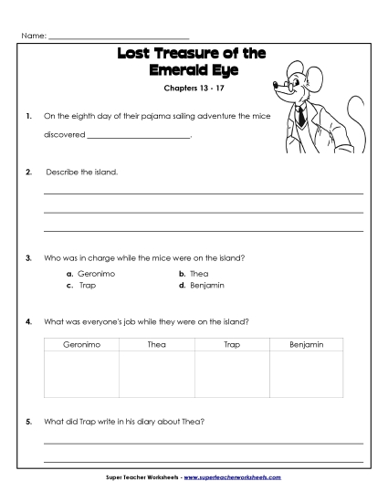 Chapters 13-17 - Questions for Chapters 13-17