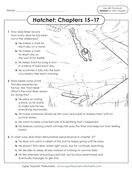 Chapters 15–17 - Questions for Chapters 15–17 (Printable PDF Worksheet)