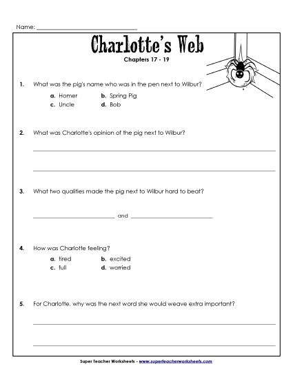 Chapters 17 - 19 - Questions for Chapters 17-19