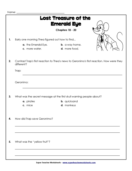 Chapters 18-20 - Questions for Chapters 18-20 Chapters 18-20 - Questions for Chapters 18-20