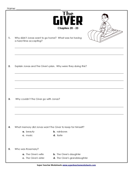 Chapters 20-23 - Questions for Chapters 20-23