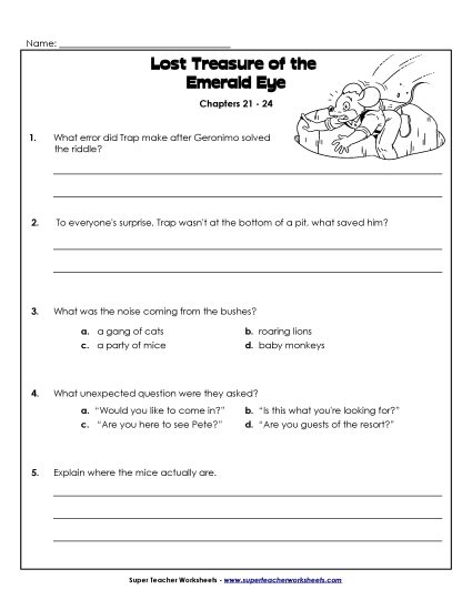 Chapters 21-24 - Questions for Chapters 21-24