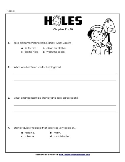 Chapters 21-28 - Questions for Chapters 21-28