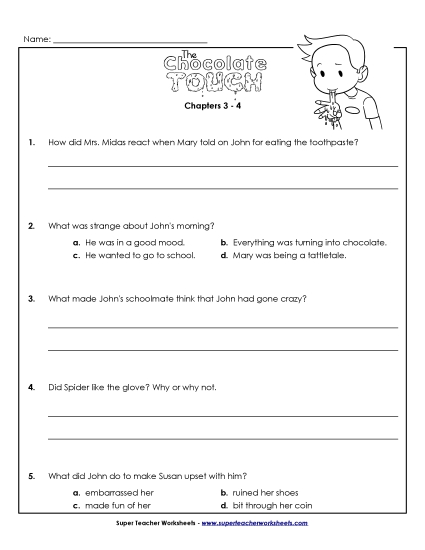 Chapters 3-4 - Questions for Chapters 3 & 4