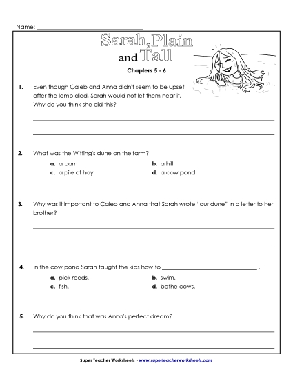 Chapters 5-6 - Questions for Chapters 5-6