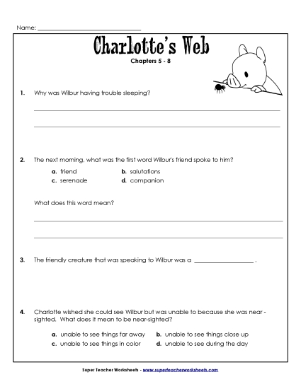 Chapters 5 - 8 - Questions for Chapters 5-8 Chapters 5 - 8 - Questions for Chapters 5-8