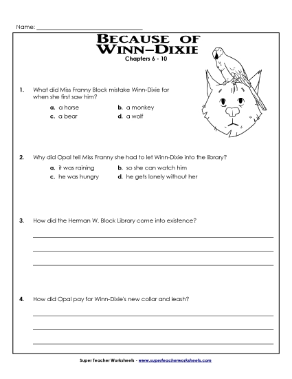Chapters 6-10 - Questions for Chapters 6-10 Chapters 6-10 - Questions for Chapters 6-10