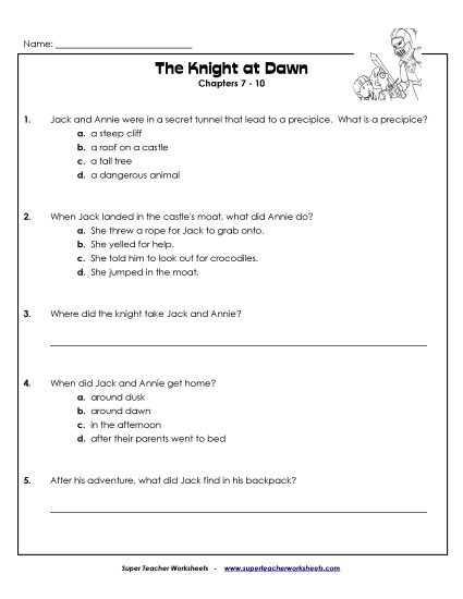 Chapters 7-10 - Questions for Chapters 7 - 10