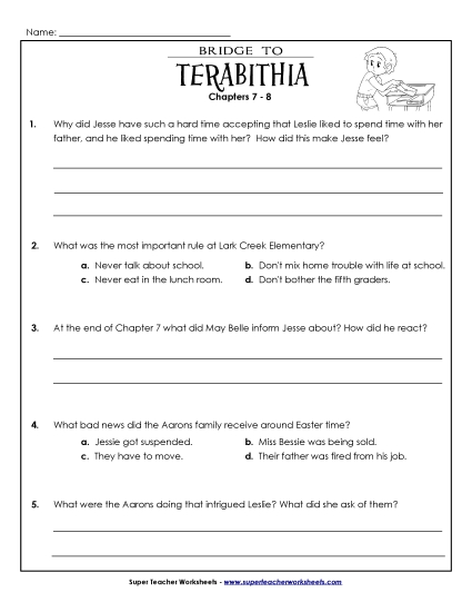 Chapters 7-8 - Questions for Chapters 7 and 8