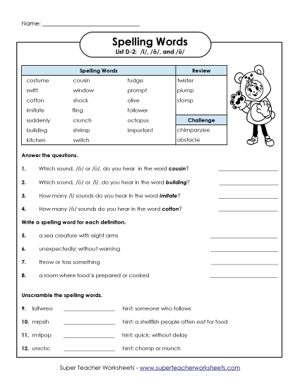 Worksheets - Questions Worksheet (D-2) Worksheets - Questions Worksheet (D-2)