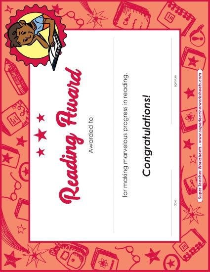 Honor and Merit Rolls - Reading Progress Award (Boy Illustration) Honor and Merit Rolls - Reading Progress Award (Boy Illustration)