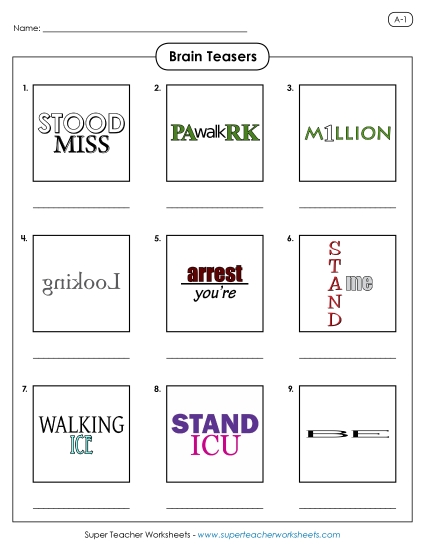 Rebus Puzzles - Rebus Puzzles A-1 Rebus Puzzles - Rebus Puzzles A-1