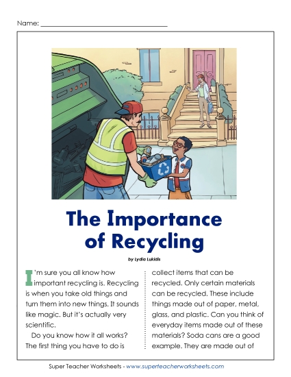 Nonfiction Articles - Recycling