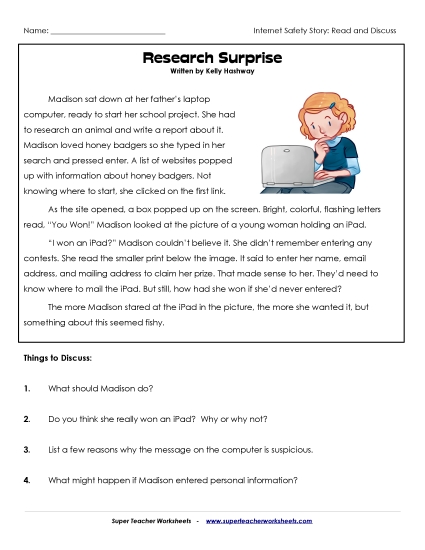 Read & Discuss Stories - Research Surprise Read & Discuss Stories - Research Surprise