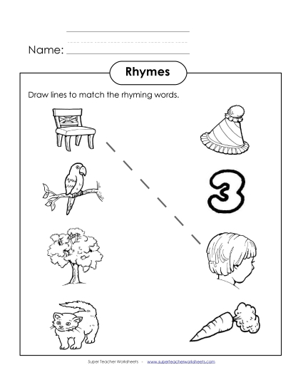 Rhyming Match (Basic) - Rhyming Match 2