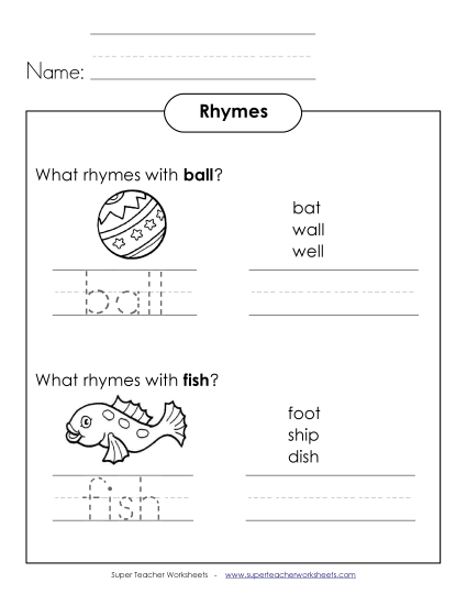 Rhyming Words (Basic) - Rhyming Words 1 Rhyming Words (Basic) - Rhyming Words 1