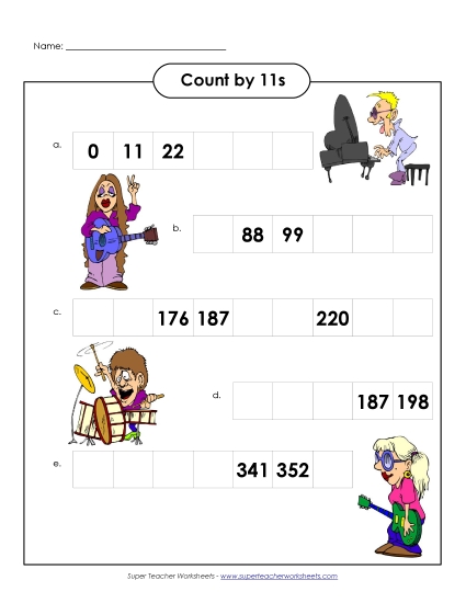 Rock & Roll - Count By 11s Rock & Roll - Count By 11s