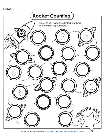 Counting Up to 20 - Rocket Counting (1 - 20) Counting Up to 20 - Rocket Counting (1 - 20)