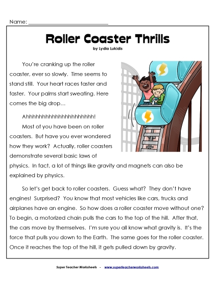 Nonfiction Articles - Roller Coaster Thrills Nonfiction Articles - Roller Coaster Thrills