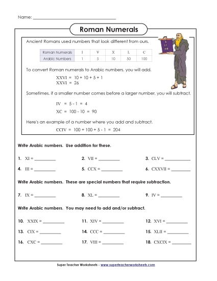 Intermediate (I through C) - Roman Numerals (Intermediate) Intermediate (I through C) - Roman Numerals (Intermediate)