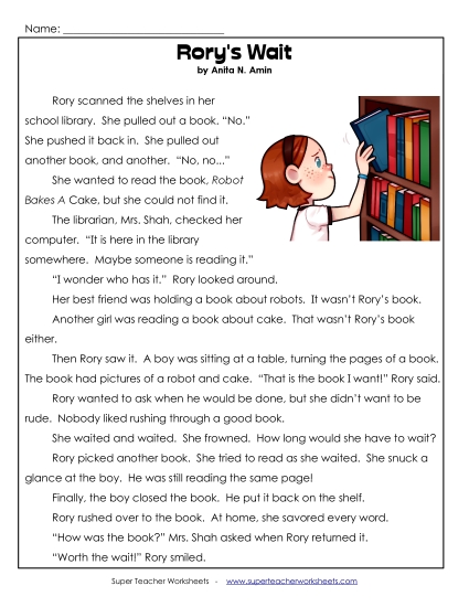 Fiction - Rory's Wait Fiction - Rory's Wait