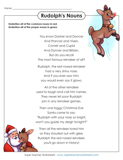Grammar - Rudolph's Nouns
