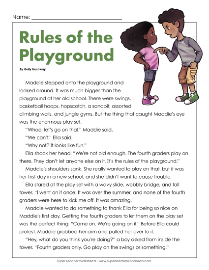 Fiction Stories - Rules of the Playground Fiction Stories - Rules of the Playground