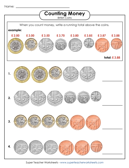 Modern Coins - Running Total (UK) Modern Coins - Running Total (UK)